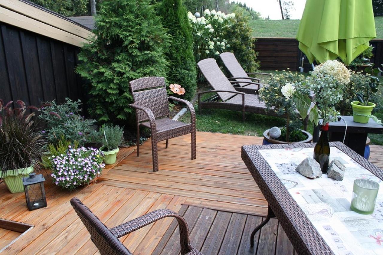 Apartment Am Buchenhain Presseck Bagian luar foto